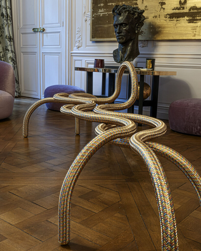 Collaboration Vincent Poujardieu x Tressages du Dorlay - développement industriel 2025